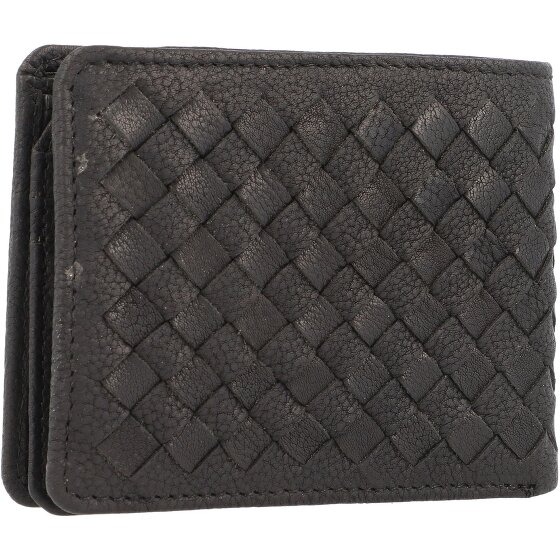 bugatti Portafoglio in pelle intrecciata 11 cm