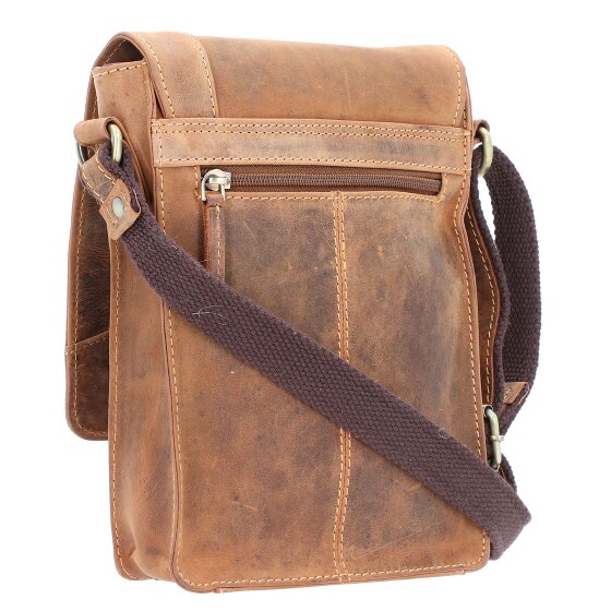 Greenburry Borsa a tracolla vintage in pelle 18 cm