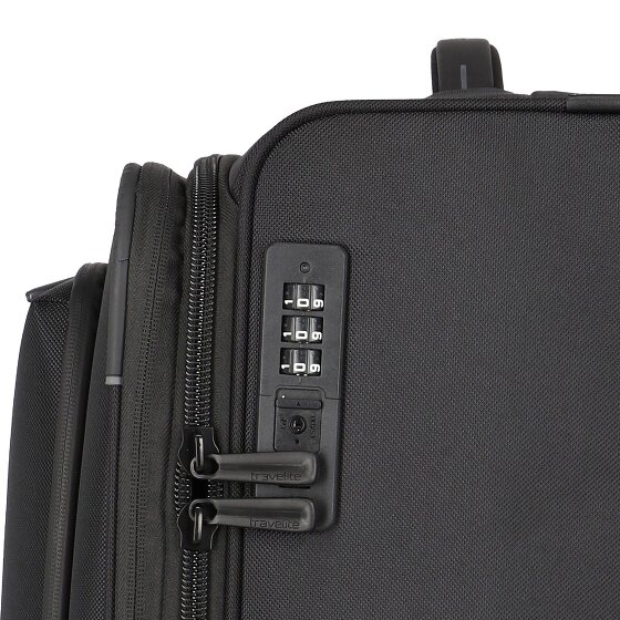 Travelite Crosslite 5.0 4 ruote Carrello L 77 cm con piega di espansione