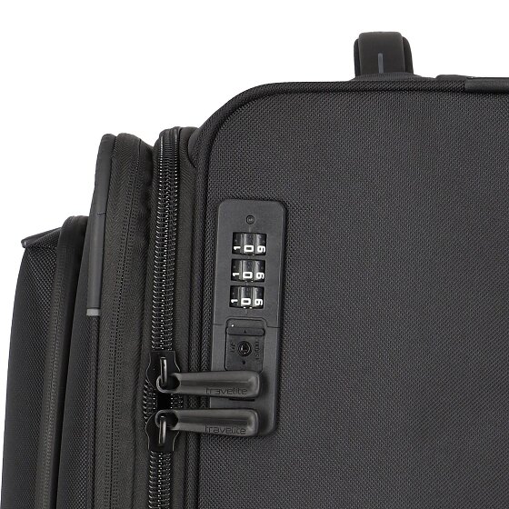Travelite Crosslite 5.0 4 ruote Carrello L 77 cm con piega di espansione