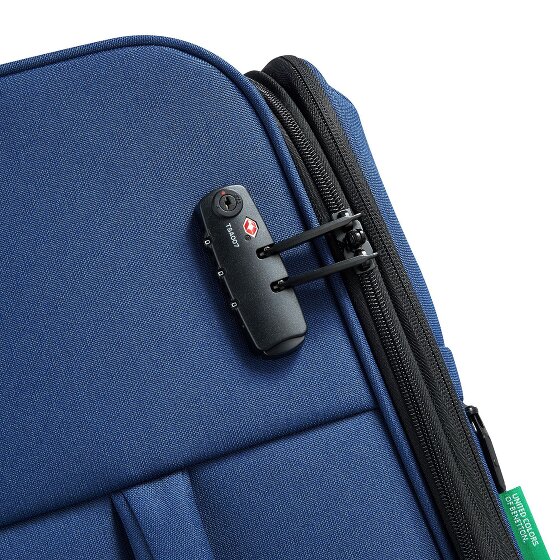 Delsey Paris x United Colors of Benetton BE Trolley a 4 ruote L 76 cm con piega elastica