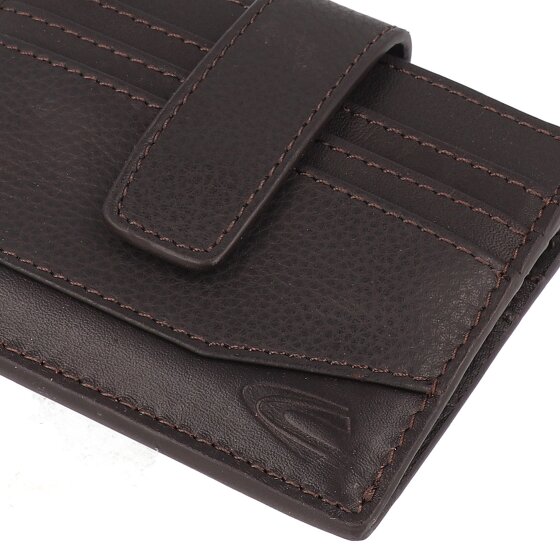 camel active Stone Custodia per carta di credito Protezione RFID Pelle 10.5 cm
