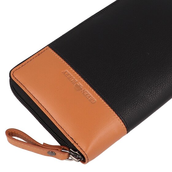 Greenburry Nappa Portafoglio Protezione RFID Pelle 19.5 cm