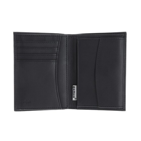 oxmox Leather Portafoglio Protezione RFID Vera Pelle 13 cm