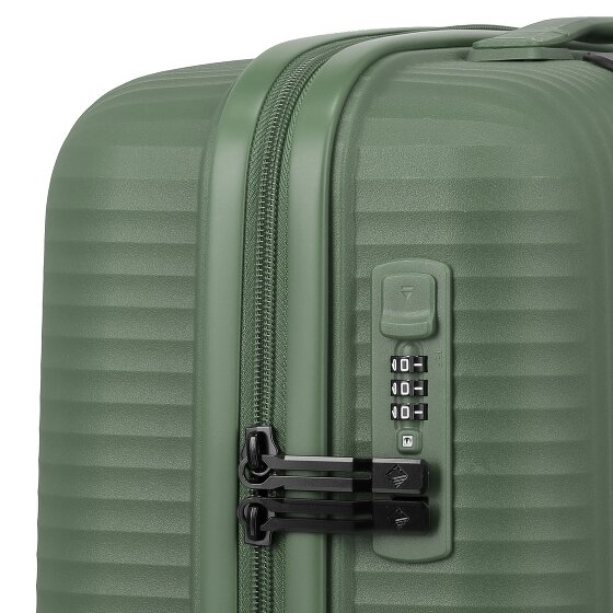 Travelite Air Stripe 4 ruote Carrello della cabina 55 cm