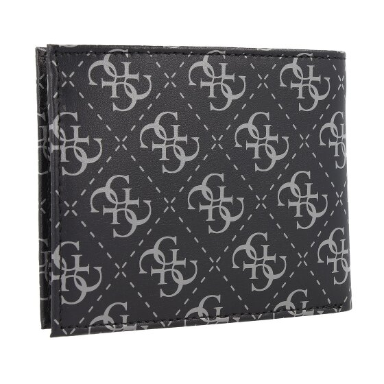 Guess Madrid Portafoglio Protezione RFID Vera Pelle 12 cm