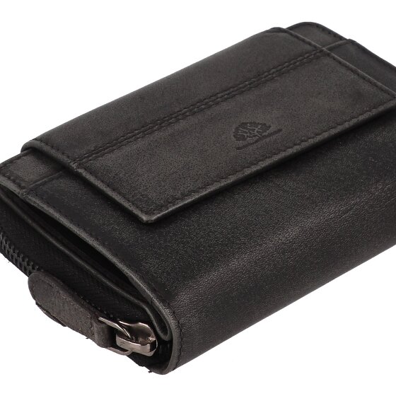 Greenburry Destressed Portafoglio Protezione RFID Pelle 13.5 cm