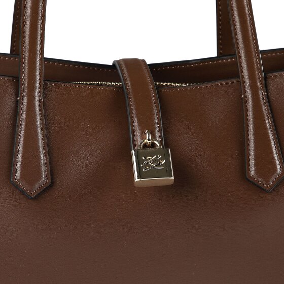 Karl Lagerfeld Autograph Borsa a spalla Vera Pelle 33 cm