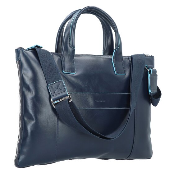 Piquadro Blue Square Valigetta Vera Pelle 42 cm Vano porta PC