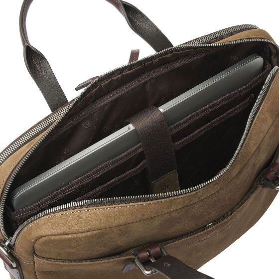 Castelijn & Beerens Nubuck Valigetta Pelle 41 cm Scomparto per laptop
