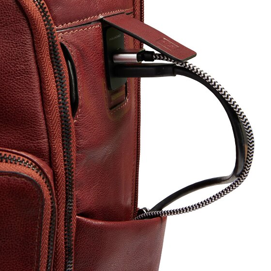 Piquadro Zaino zaino da viaggio RFID in pelle 44 cm scomparto per laptop