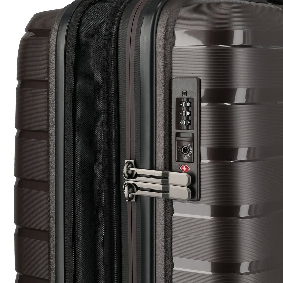 Travelite Air Base 4 ruote Carrello della cabina 55 cm con piega di espansione