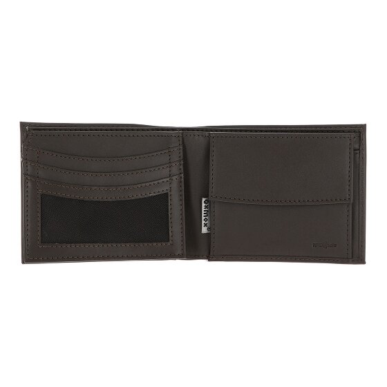 oxmox Leather Portafoglio Protezione RFID Vera Pelle 10 cm