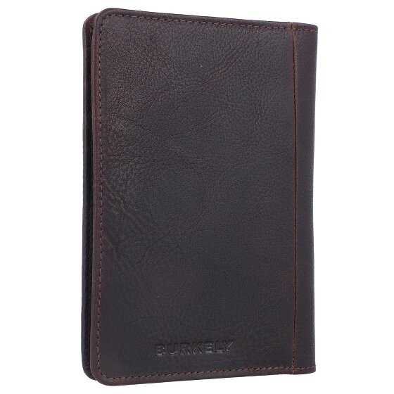 Burkely Custodia per passaporto RFID in pelle antica Avery 10 cm