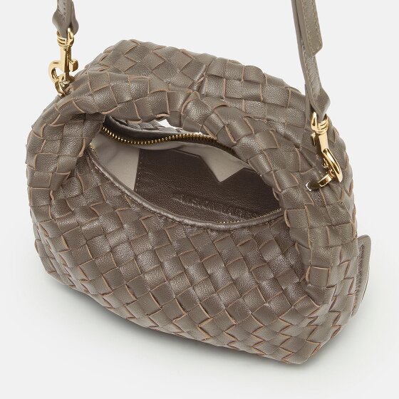 LES VISIONNAIRES Greta Micro weave Borsetta Pelle 20 cm