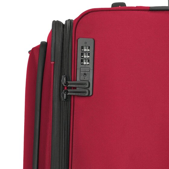 Travelite Crosslite 4 ruote Carrello XL 81 cm con piega di espansione Travelite Crosslite 4 ruote Carrello XL 81 cm con piega di espansione