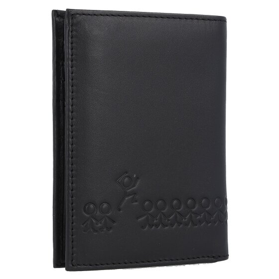 oxmox Leather Portafoglio Protezione RFID Pelle 9.5 cm