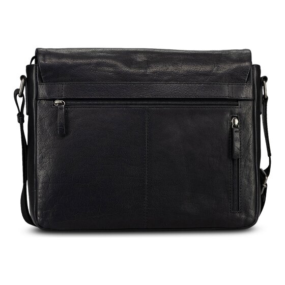 Jost Glasgow Valigetta Protezione RFID Vera Pelle 34 cm Vano porta PC
