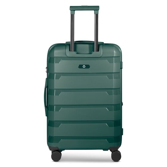 d&n South Dakota 4 ruote Set di valigie 3 pezzi con piega di espansione