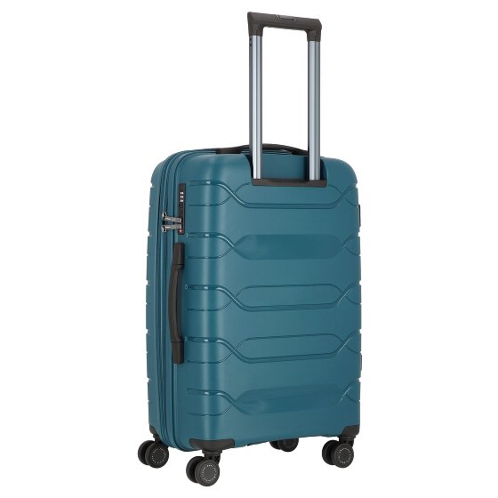 Polestream Strz by Asteroid 4 ruote Carrello M 64 cm con piega di espansione