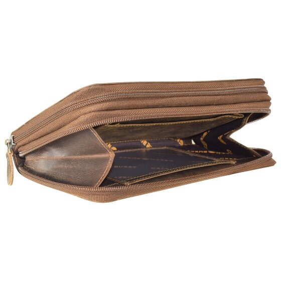 Greenburry Portafoglio vintage in pelle 20 cm