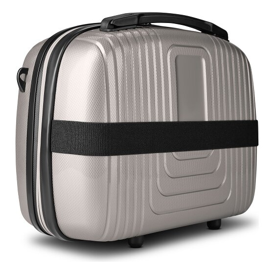 Redolz Set di valigie a 4 ruote Essentials14 Beautycase 4pcs con scomparto per laptop pieghevole ad espansione