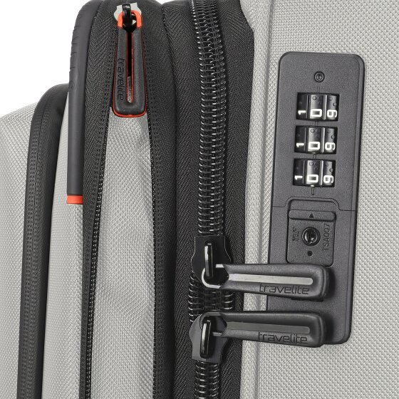 Travelite Crosslite 4 ruote Carrello della cabina S 55 cm Scomparto per laptop