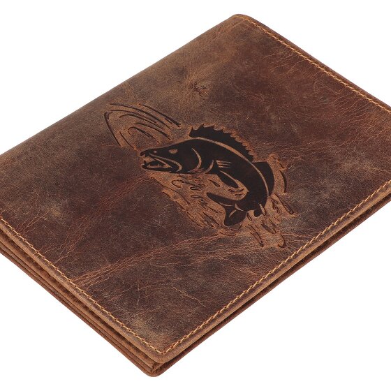 Greenburry Portadocumenti vintage in pelle 12 cm