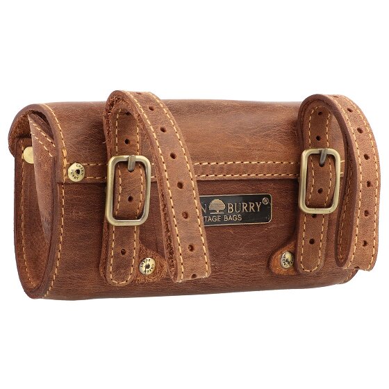 Greenburry Borsa da bicicletta originale vintage in pelle 17 cm