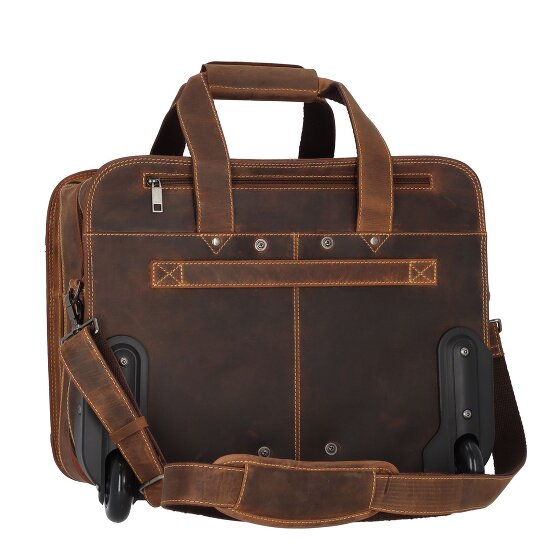 Greenburry Vintage 2 ruote Carrello business 33 cm Scomparto per laptop