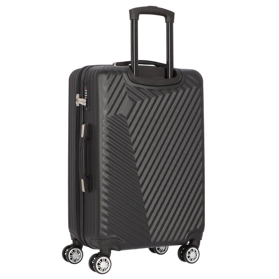 mano Don Carlo Set di valigie a 4 ruote 3 pz.