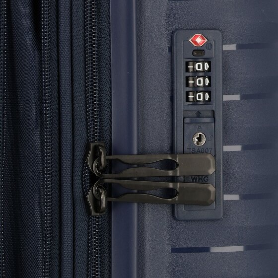 d&n Travel Line 4500 4 ruote Trolley cabina S 55 cm espandibile