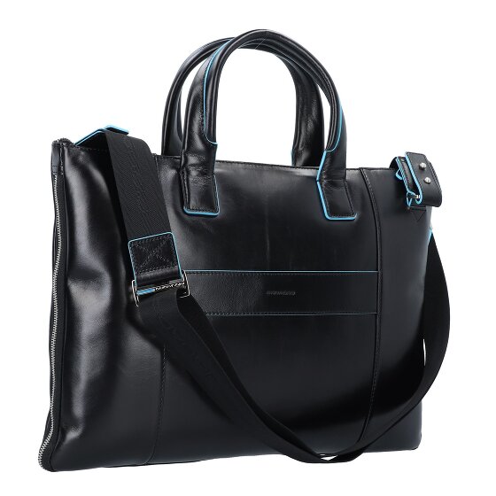 Piquadro Blue Square Valigetta Vera Pelle 42 cm Vano porta PC