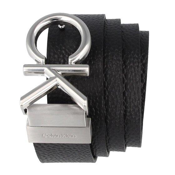 Calvin Klein CK Metal Bombe Cintura Vera Pelle