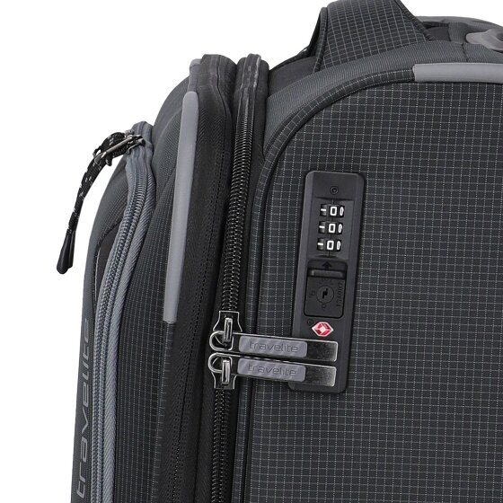 Travelite Corsiica 4 ruote Carrello della cabina S 55 cm con piega di espansione