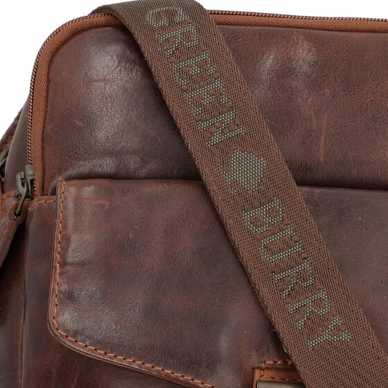 Greenburry Rugged Borsa a tracolla Vera Pelle 21 cm