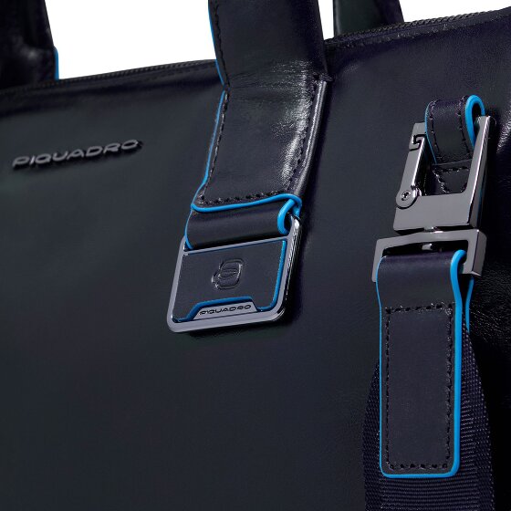 Piquadro Blue Square Borsa shopper Pelle 38 cm Scomparto per laptop con piega di espansione
