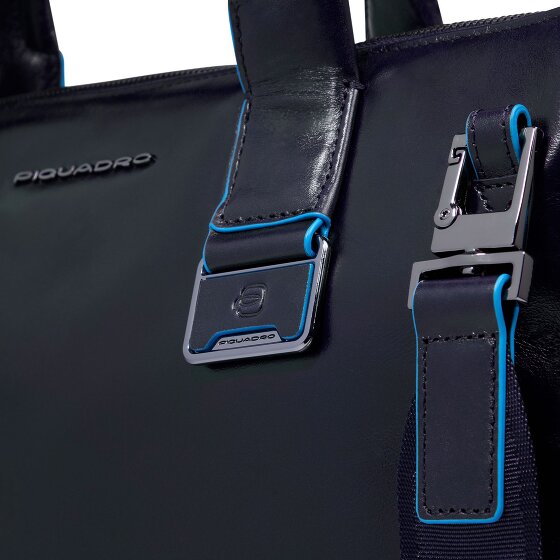 Piquadro Blue Square Borsa shopper Pelle 38 cm Scomparto per laptop con piega di espansione