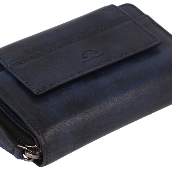 Greenburry Destressed Portafoglio Protezione RFID Pelle 13.5 cm
