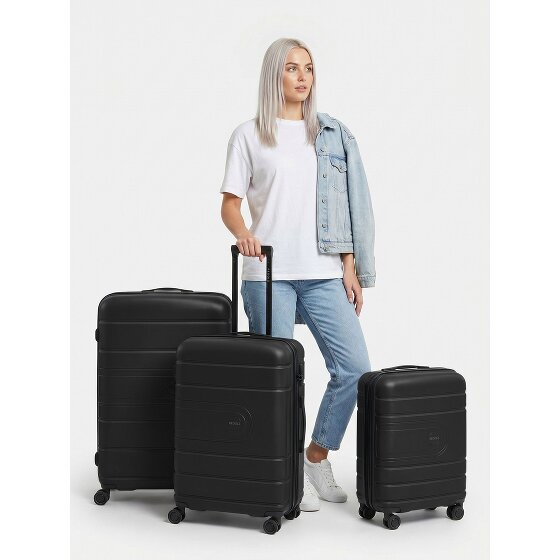 Redolz Essentials 11 4 ruote Set di valigie 3 pezzi con piega di espansione