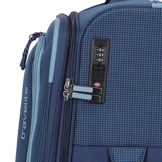 Travelite Corsiica 4 ruote Carrello M 67 cm con piega di espansione