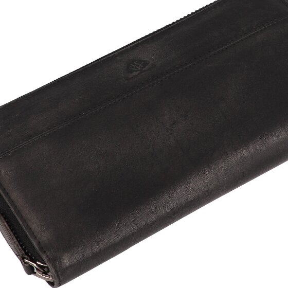 Greenburry Destressed Portafoglio Protezione RFID Pelle 19 cm