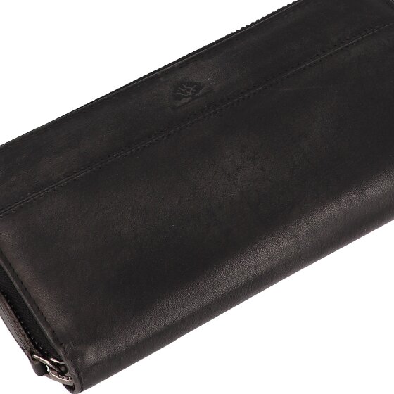 Greenburry Destressed Portafoglio Protezione RFID Pelle 19 cm