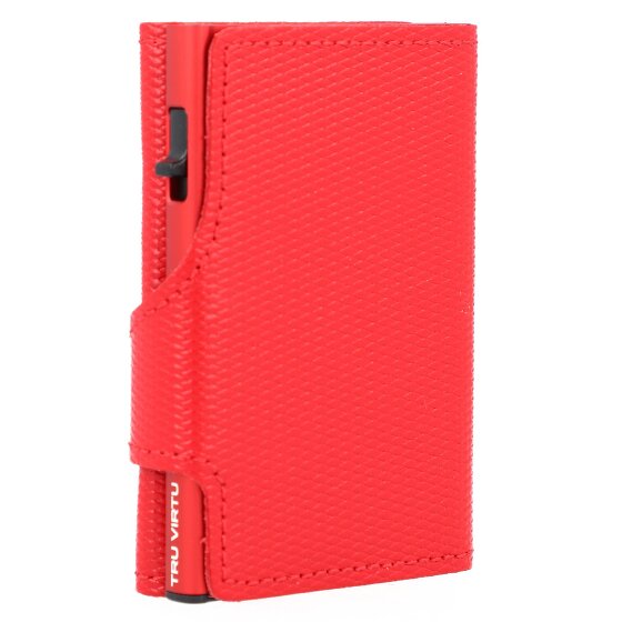 Tru Virtu Custodia per carte di credito RFID in pelle 6,5 cm
