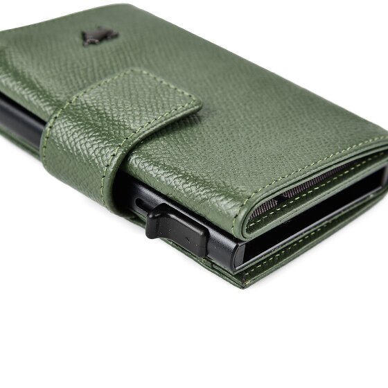 Braun Büffel Robin Custodia per carta di credito Protezione RFID Vera Pelle 7.5 cm