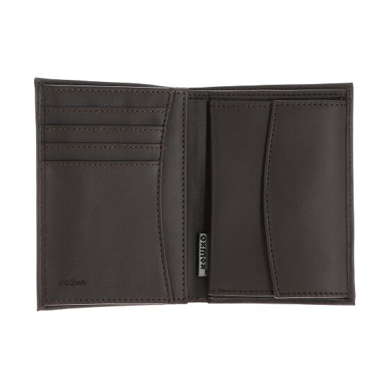 oxmox Leather Portafoglio Protezione RFID Vera Pelle 10 cm