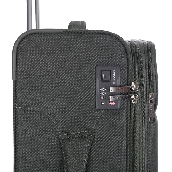 Stratic Stratic Light Plus 4 ruote Carrello 68 cm con piega di espansione