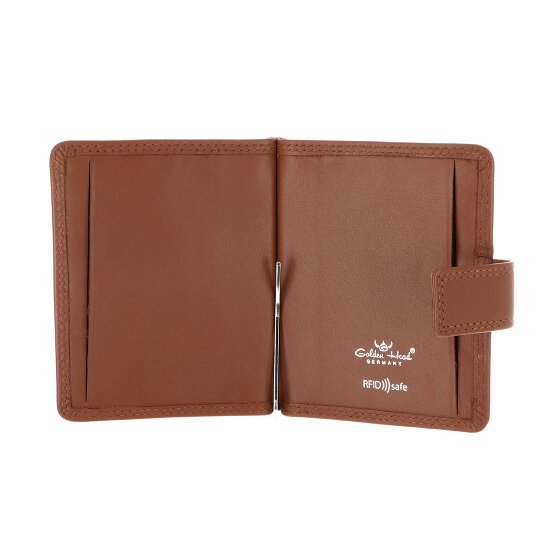 Golden Head Polo Portafoglio Protezione RFID Vera Pelle 10 cm