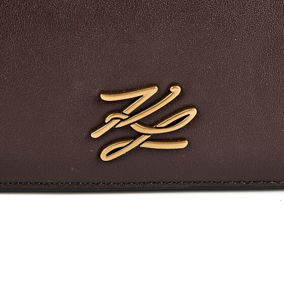 Karl Lagerfeld Autograph Borsa a spalla Vera Pelle 20.5 cm
