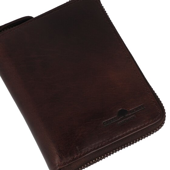 Greenburry Newport Portafoglio Protezione RFID Pelle 10 cm